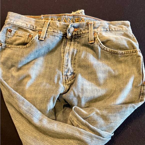 American Eagle Outfitters Light Blue boot cut Jeans 32x30 - Picture 6 of 8